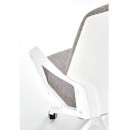 Кресло компьютерное HALMAR SPIN 2 белый/светло-серый